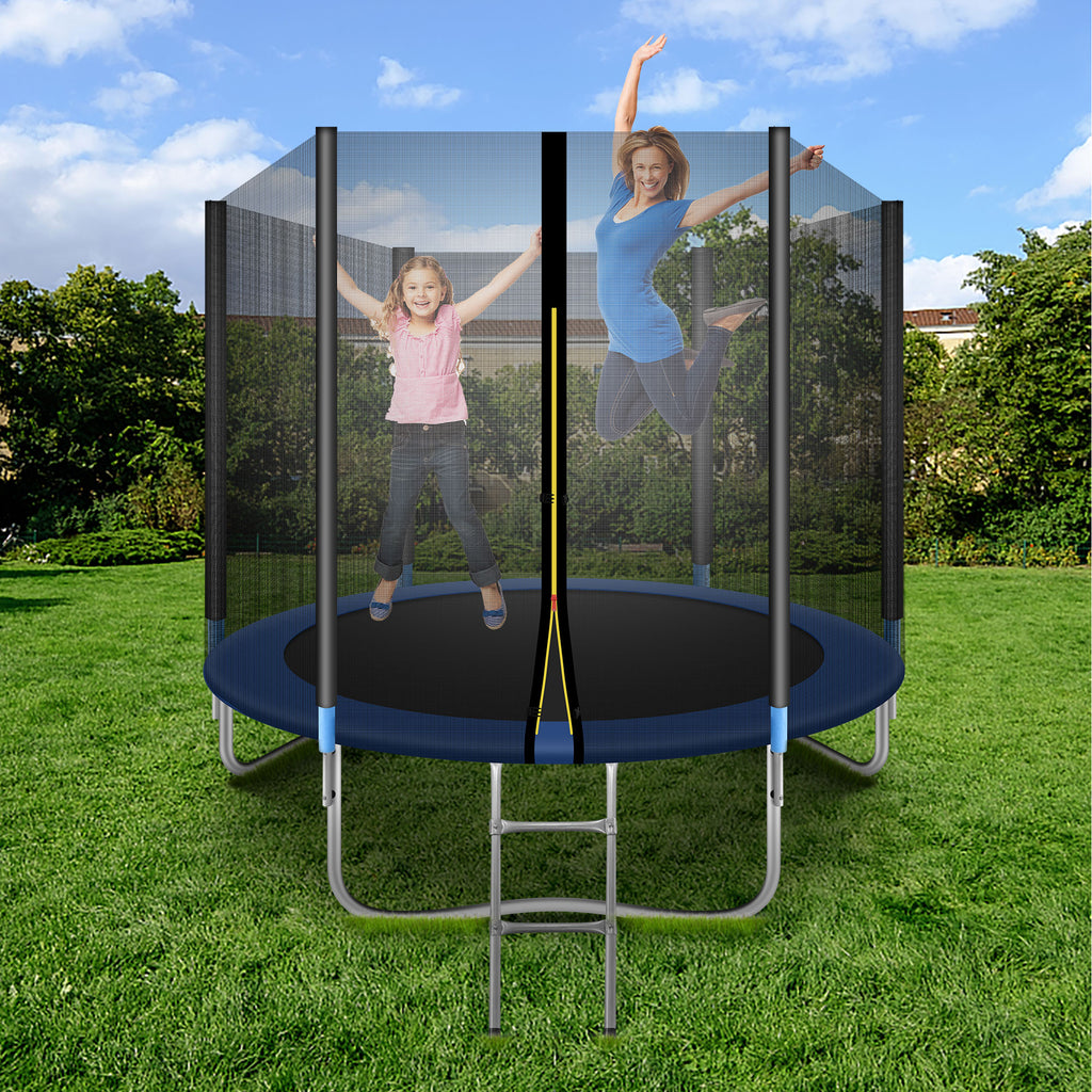 8ft Trampoline with Safety Enclosure Net and Ladder E534