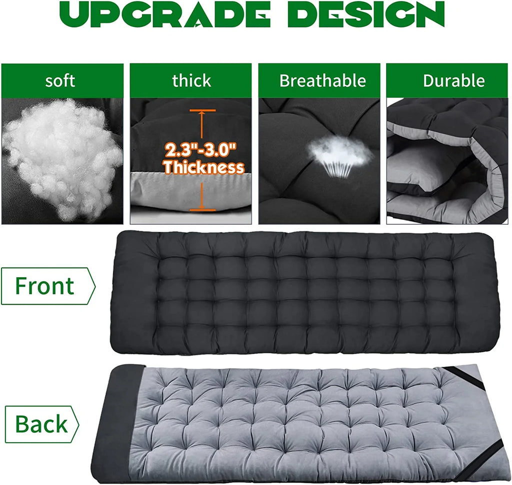 Folding Cot with 3.3 Inch Mattress and Carry Bag E156811