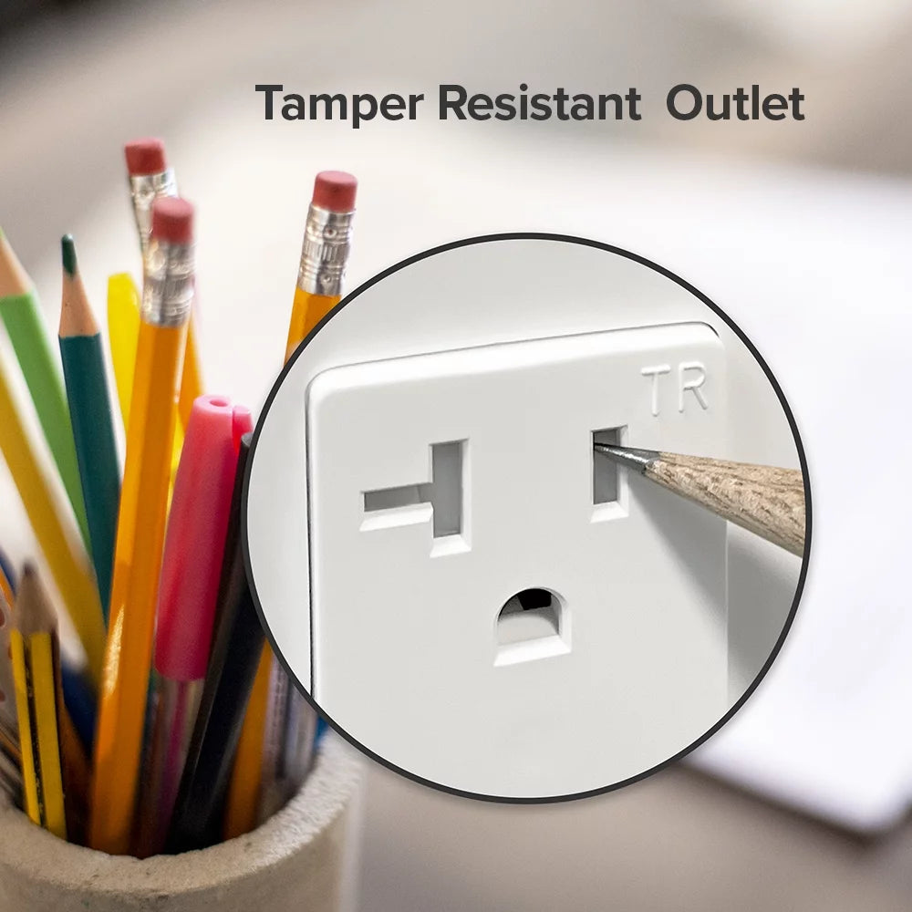 20A Tamper Resistant Decorative Electrical Outlet 10 Pack G797200