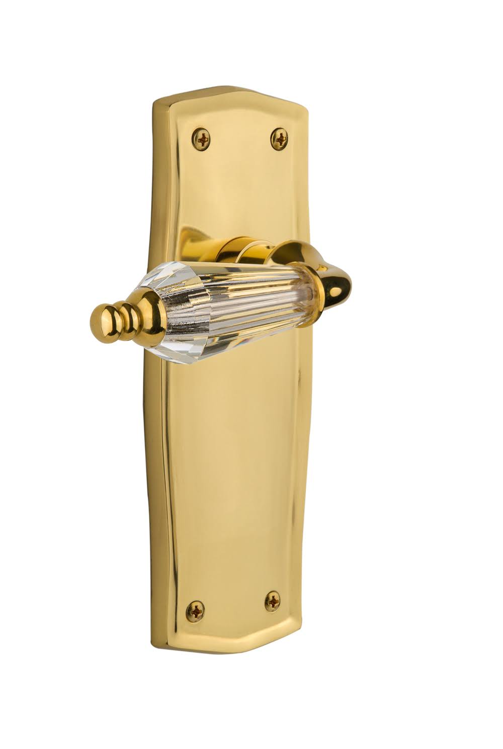 Unlacquered Brass Passage Parlor Lever T3799