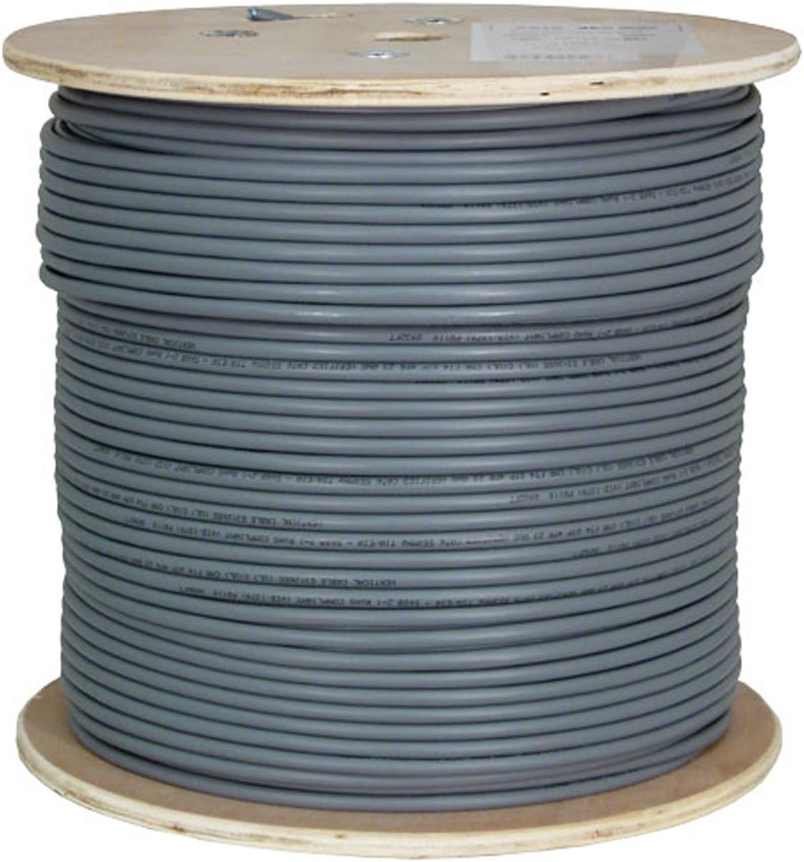 Blue Cat6A 1000ft Bulk Ethernet Cable U84985