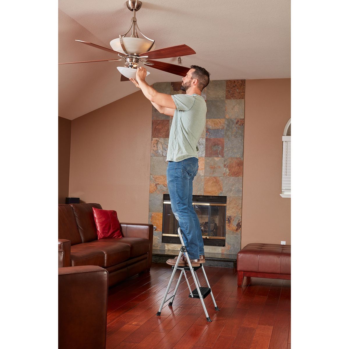 2-Step Steel Stool T311403