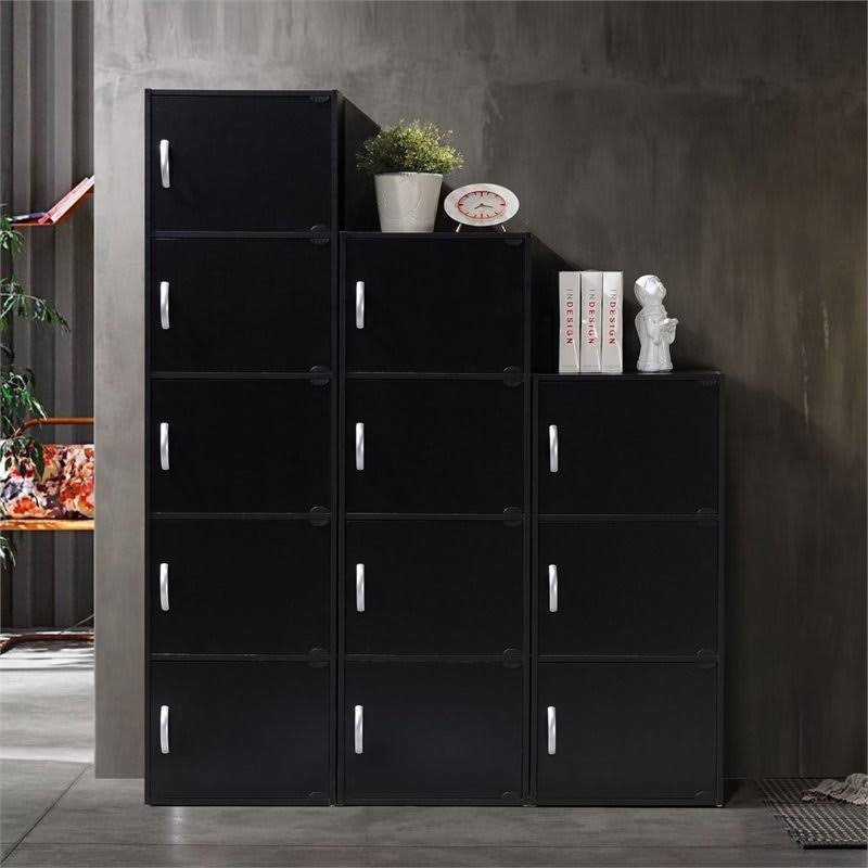 5 Door Black Cabinet S956513