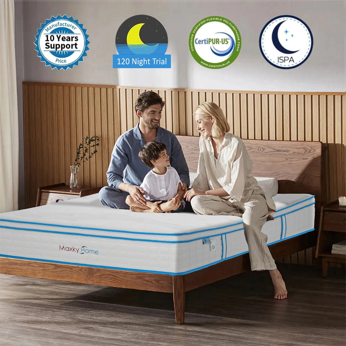 10 Inch Twin Memory Foam Mattress C19941