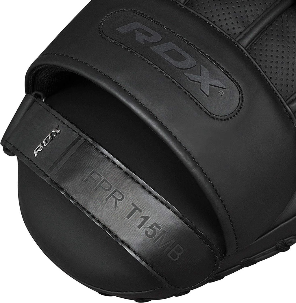 Black Leather Boxing Focus Mitts D814000