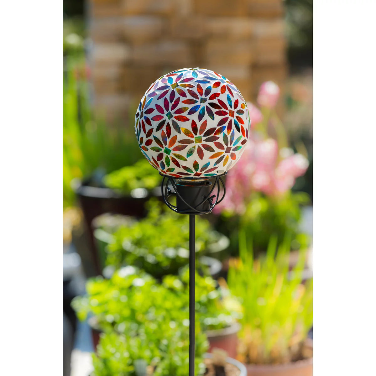 8" Mosaic Glass Gazing Ball K625965