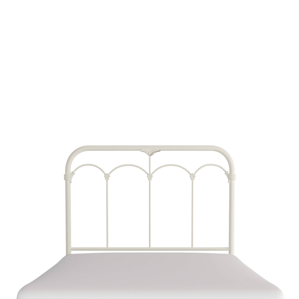 King Soft White Metal Headboard C178998