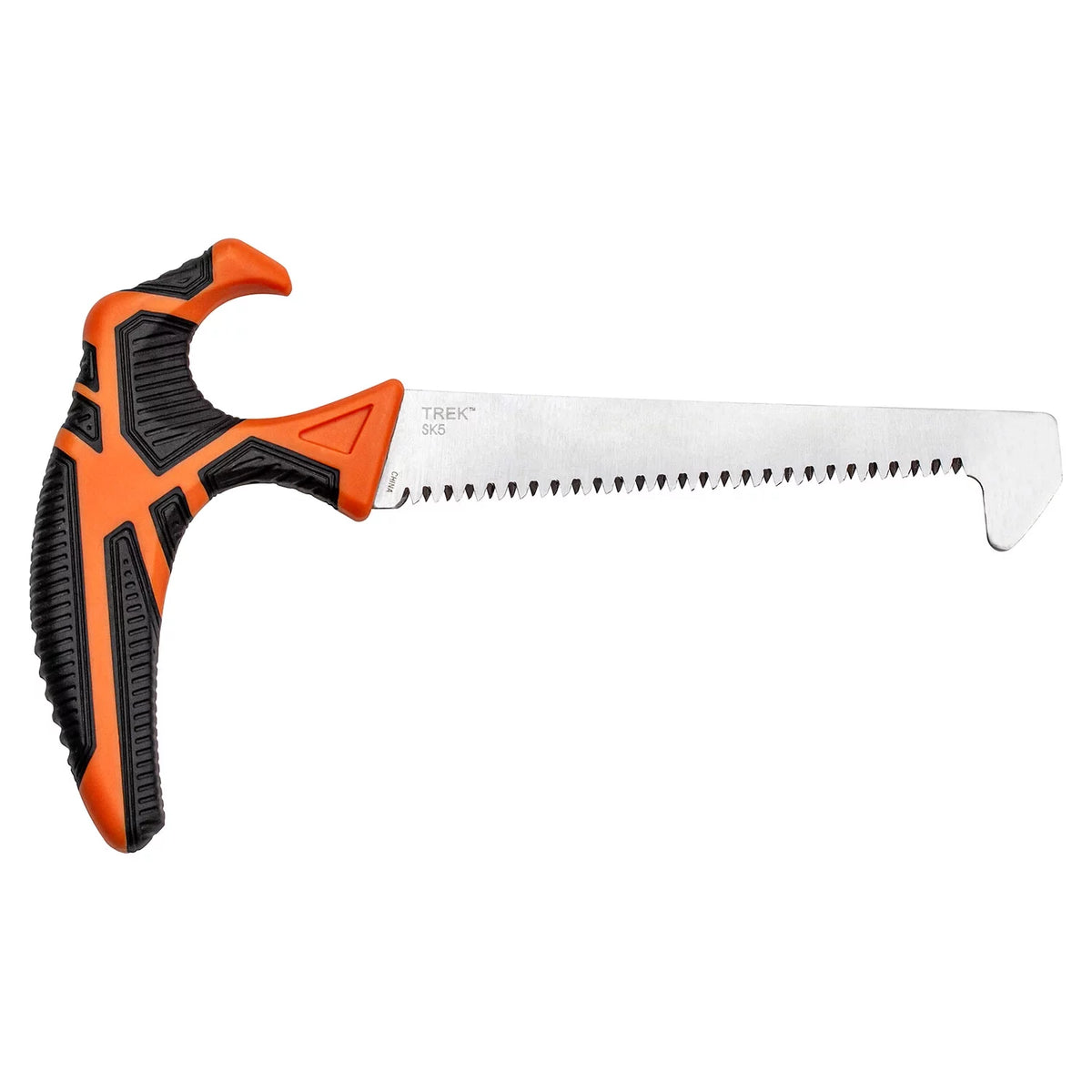 5" Carbon Steel Blade Orange/Black Handle Game Clean Saw I693565