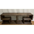 Golden Pecan Console Table B18463