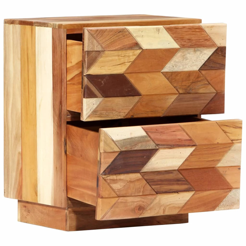 Bedside Cabinet Solid Reclaimed Wood H321245