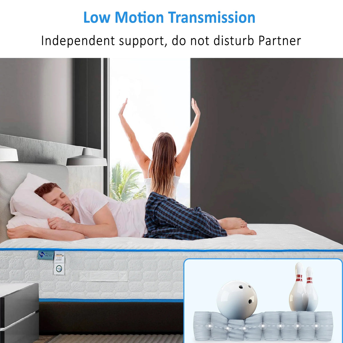 10 Inch Twin Memory Foam Mattress C19941