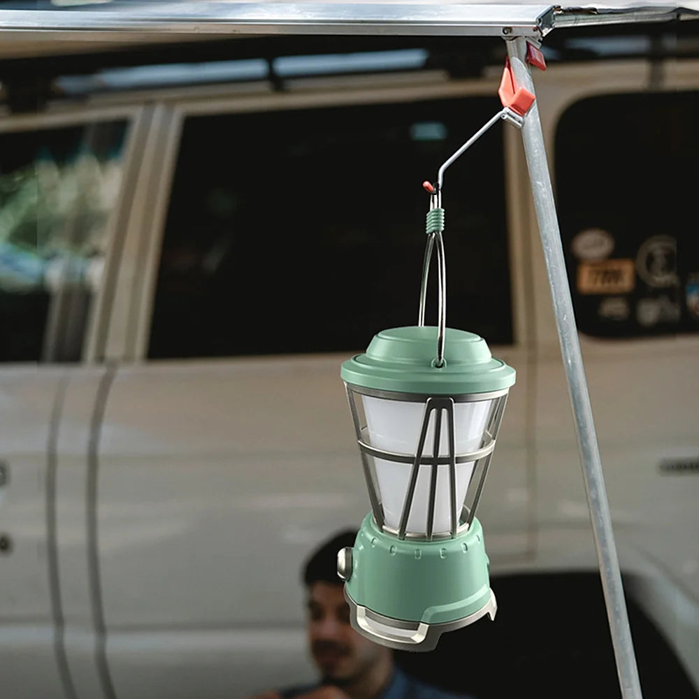 Vintage USB Rechargeable Hanging Lantern LED Night Light S542160