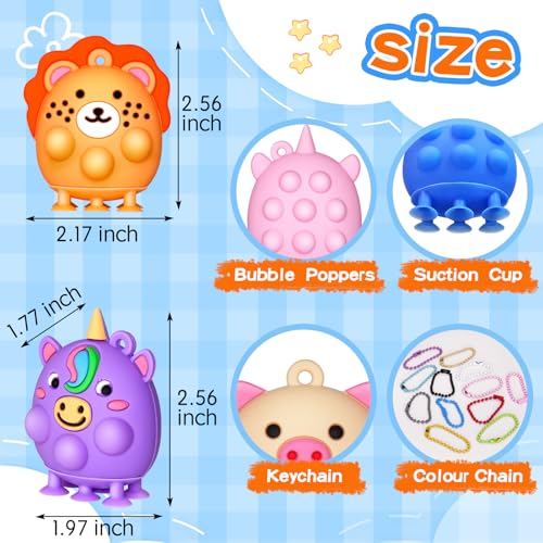 Advent Calendar 3D Pop Animal Fidget Toys Q397