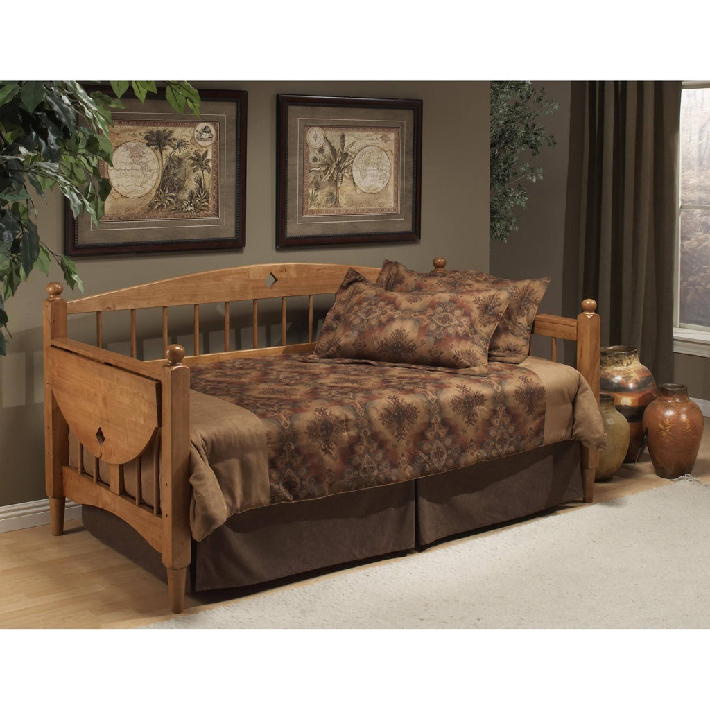 Medium Oak Daybed with Suspension Deck T462