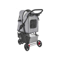 Reflective Gray Pet Stroller V65473