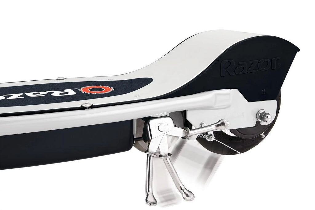 White Electric Scooter with 8" Pneumatic Front Tire D676624