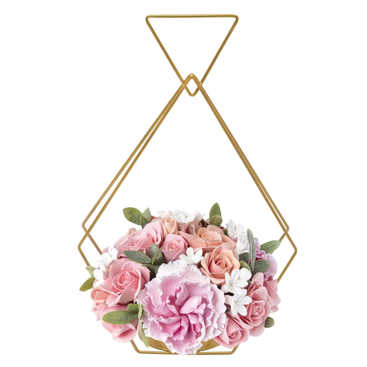 10pcs Gold Metal Flower Vases L611406