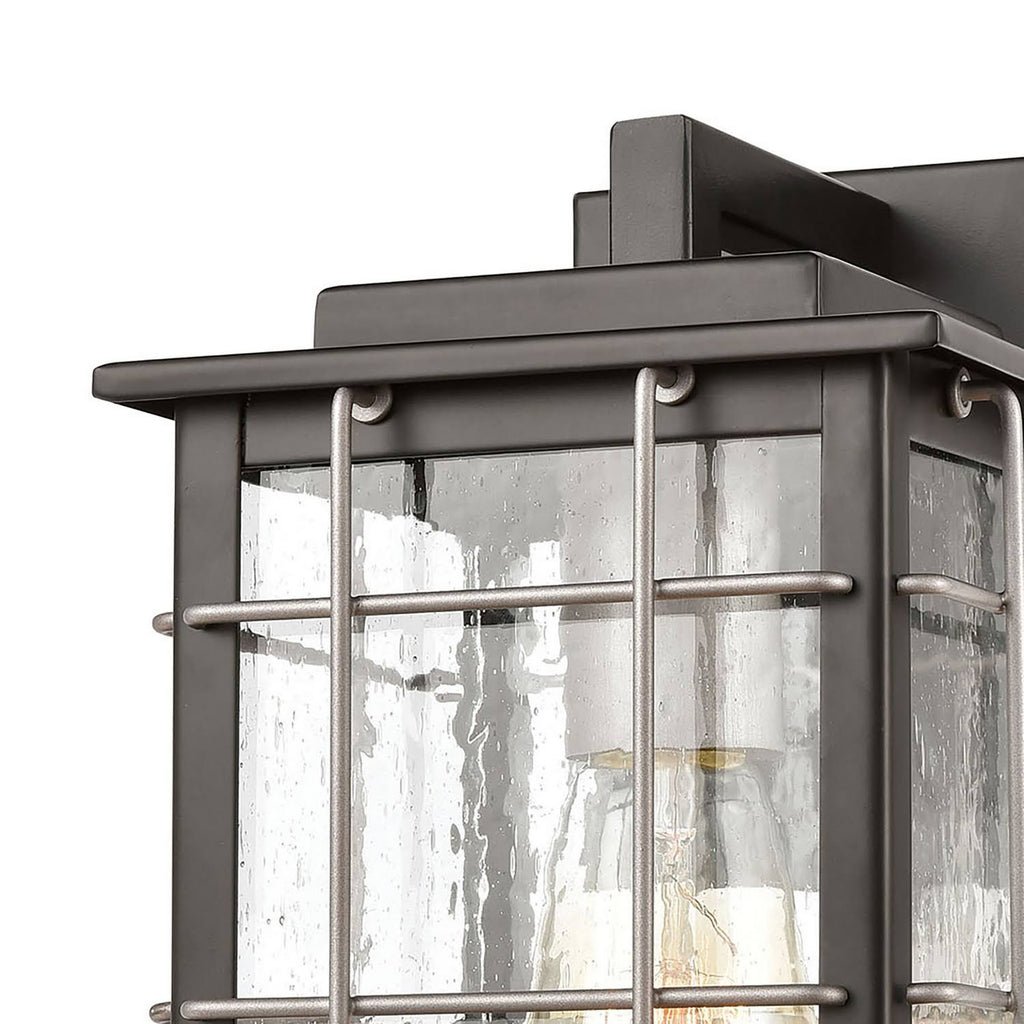 Matte Black 1-Light Sconce N799
