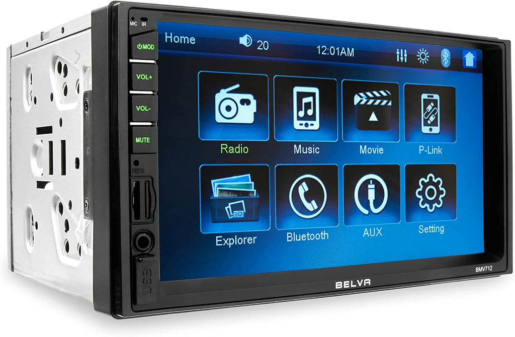 Double DIN Touchscreen Car Stereo Receiver with Bluetooth R13099