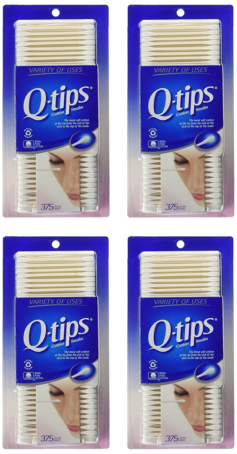 Cotton Swabs 375 ct 4-Pack N11300