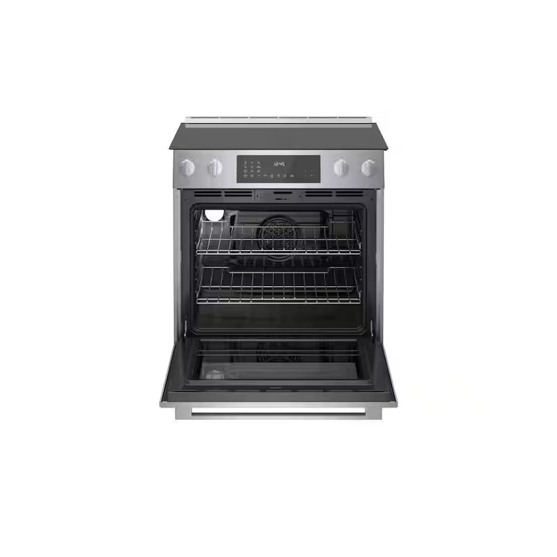 30 in. 4.6 cu. ft. Slide-In Electric Range with Self Cleaning Convection Oven in Stainless Steel W560923