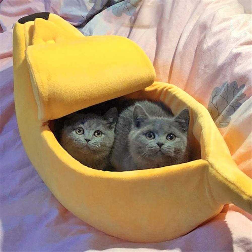 Banana Shape Cat Bed Y880