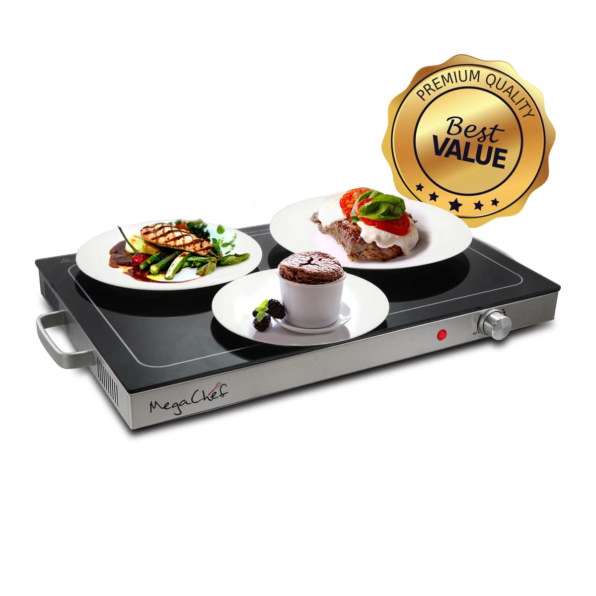 Electric Warming Tray with Adjustable Temperature Control W698181
