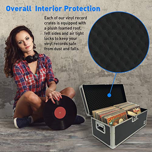 Vinyl Record Album Storage Case J426