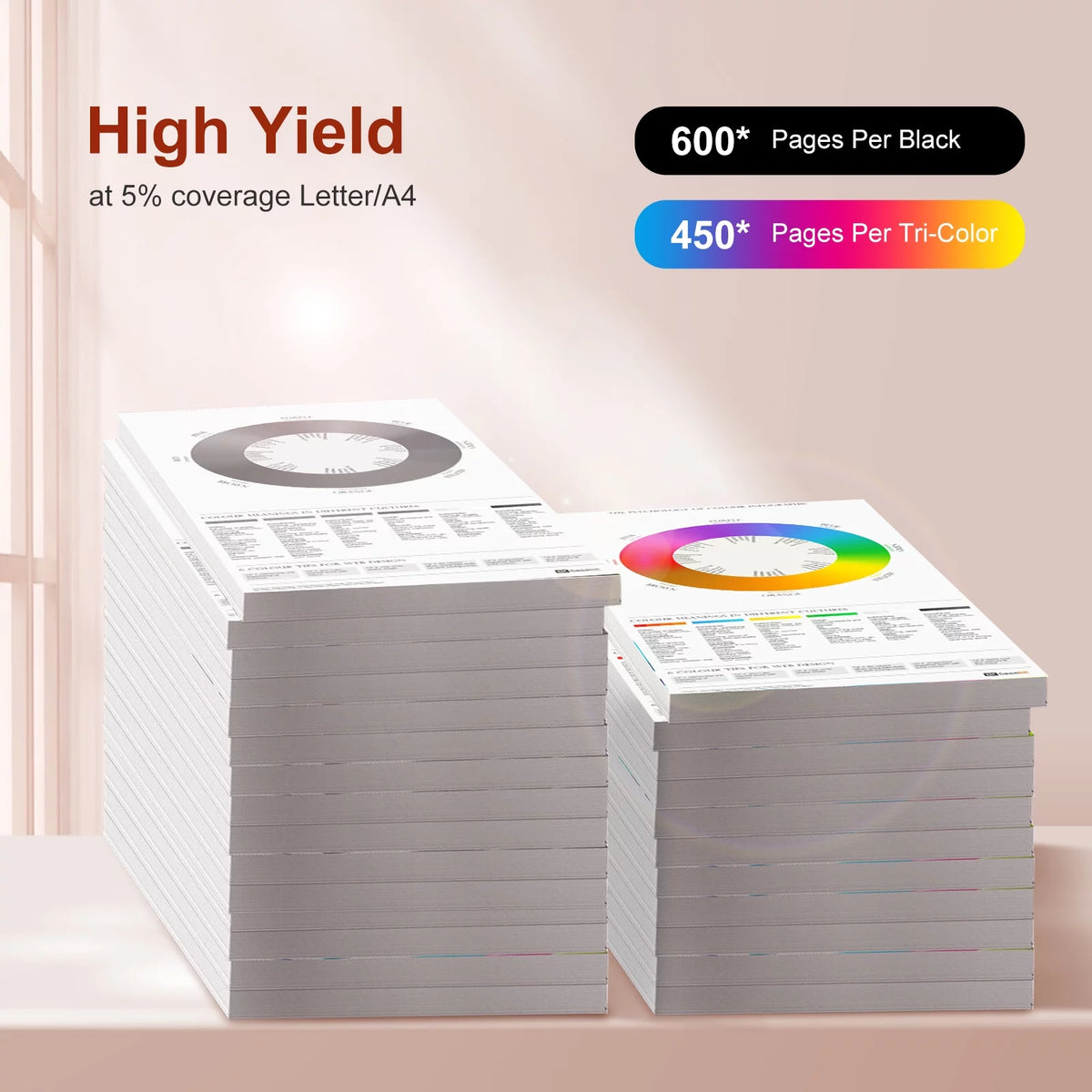 245XL Black Tri-Color Ink Cartridge B854859