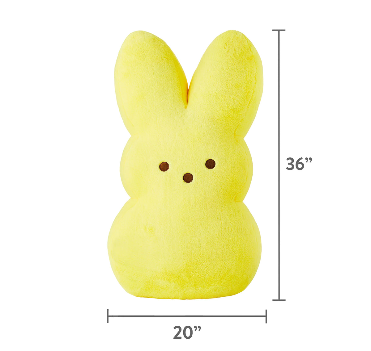 Yellow Bunny Plush 42 Inch B65132