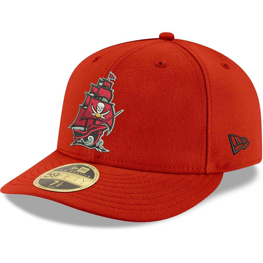 Red Tampa Bay Buccaneers Low Profile Fitted Hat L1103