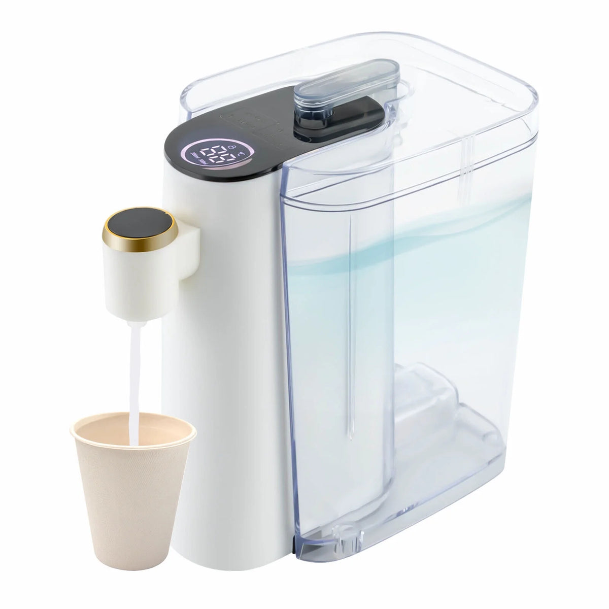 1200ml Portable Instant Hot Water Dispenser with LCD Touch Panel K760259