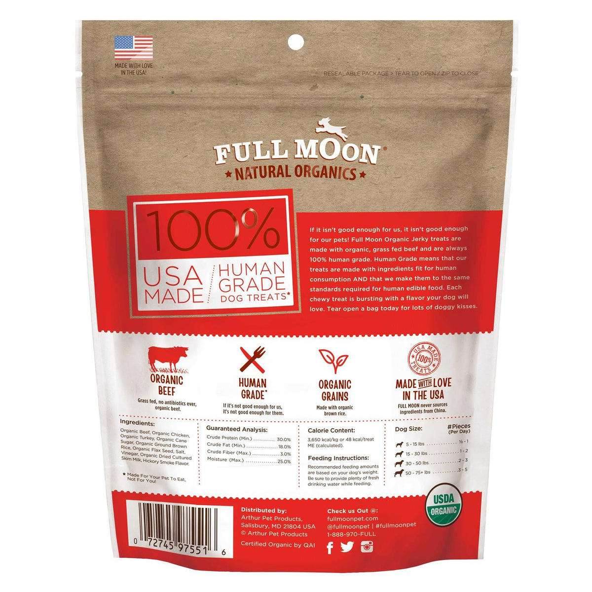 Organic Beef Jerky Dog Treats Y49203