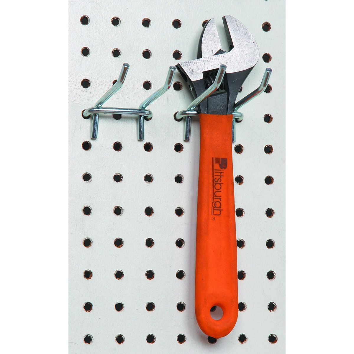 3 in. Double Straight Pegboard Hooks, 2 Piece H540267