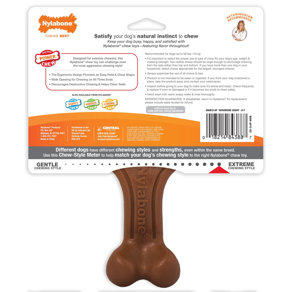 Durable Bison Dog Toy Large/Giant H148