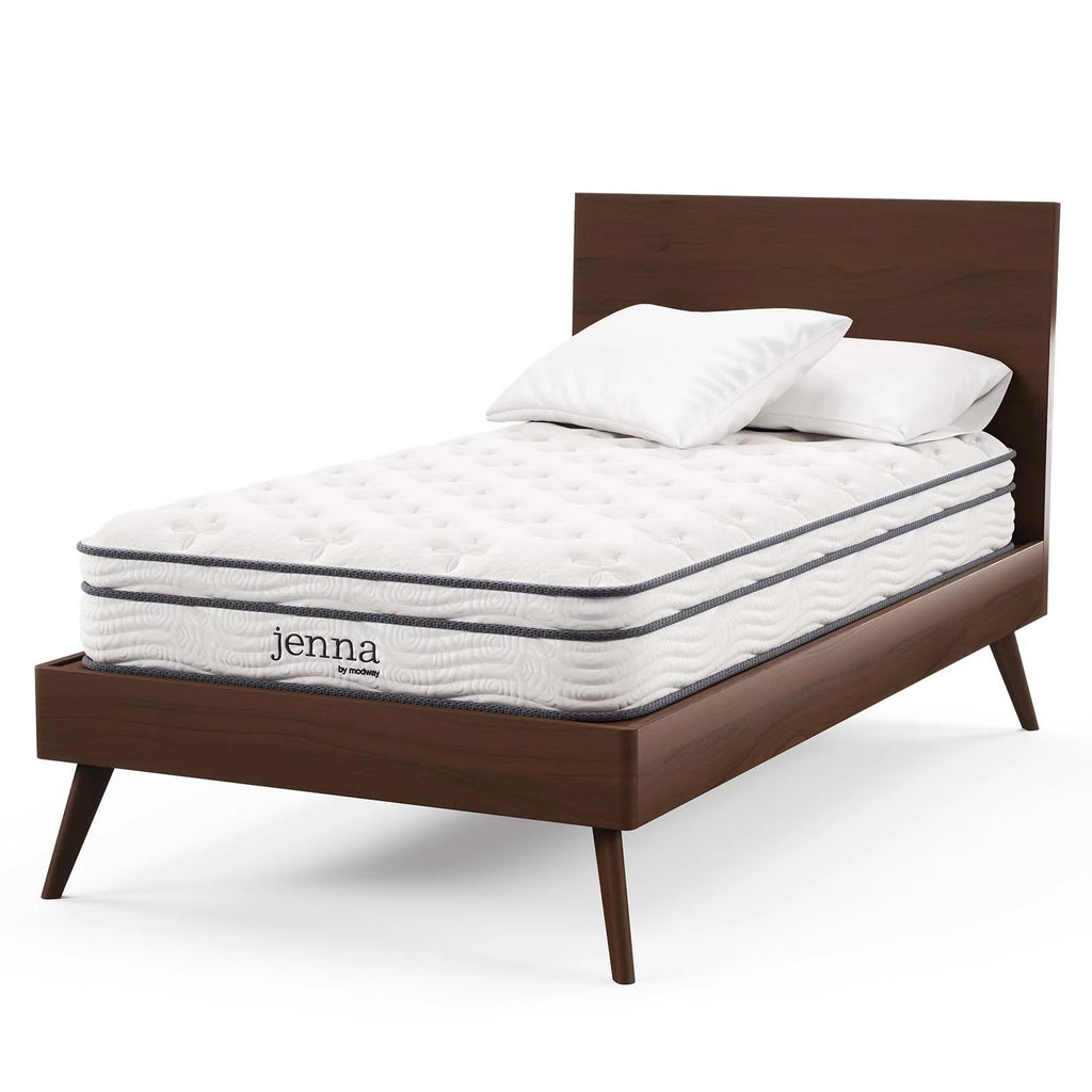 White 8 Innerspring Foam Twin Mattress T7737
