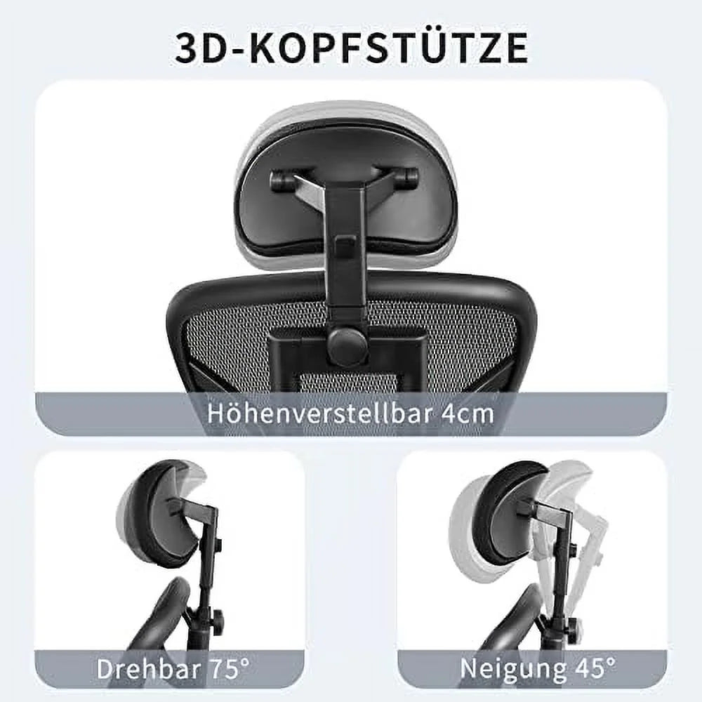 Ergonomic Mesh Office Chair with Lumbar Support H652