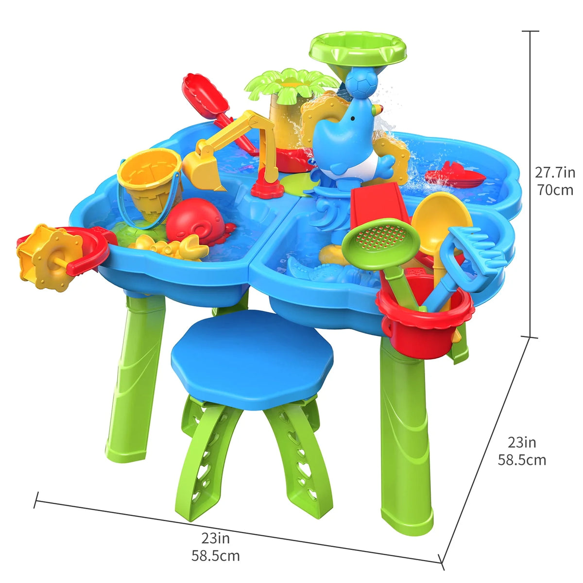 4 in 1 Sand and Water Play Table E191025