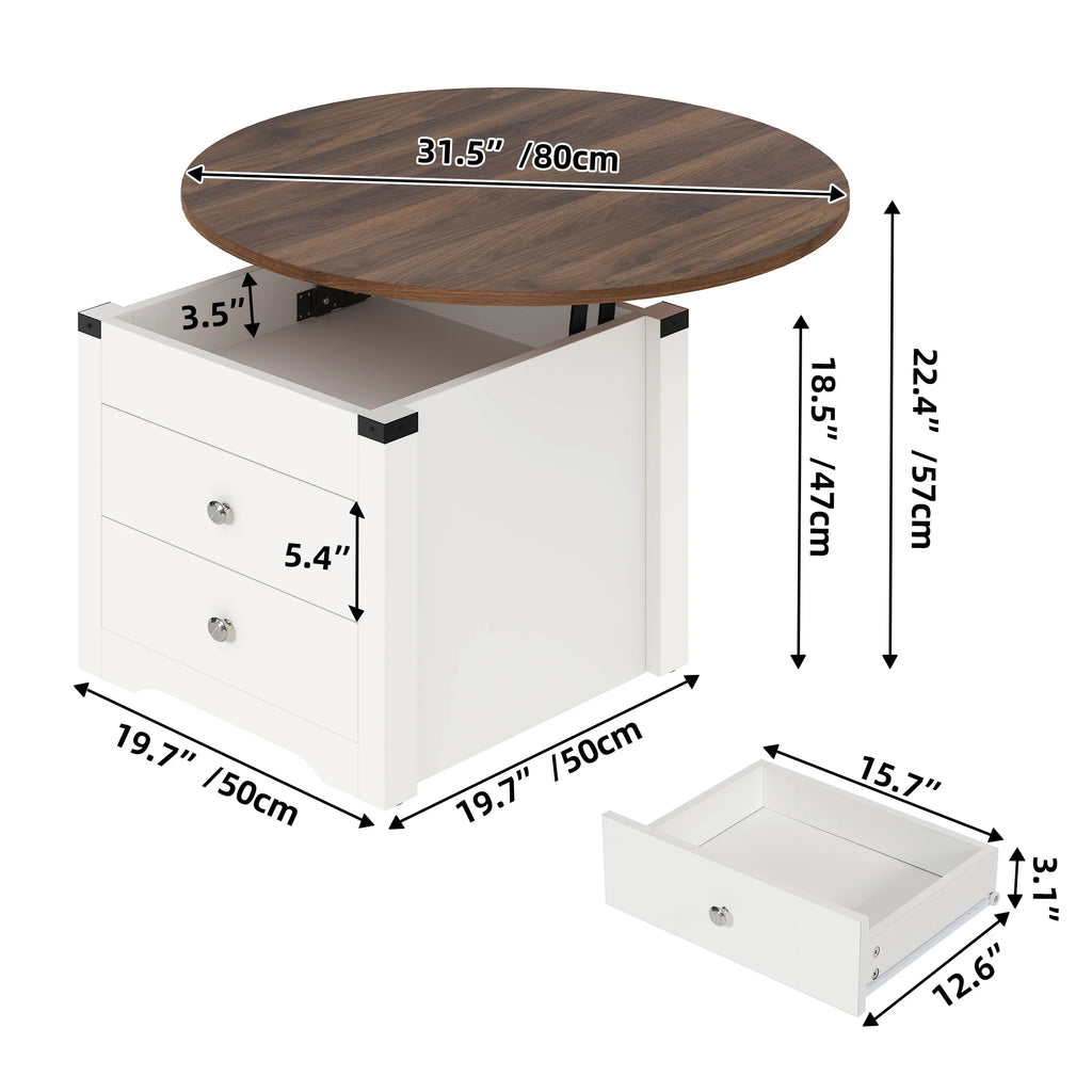 Lift Top Coffee Table with Storage D7034