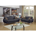 2 Piece Sofa Set in Dark Gray Y9903
