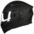 Full Face Motorcycle Helmet Dual Visor Flip Up E2162