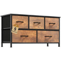 Fabric 5 Drawer Dresser C756649