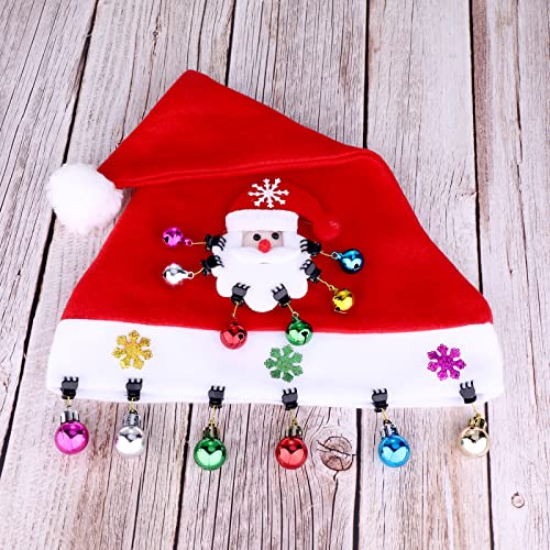 24 Pcs Christmas Beard Ornaments Set with Clips B643