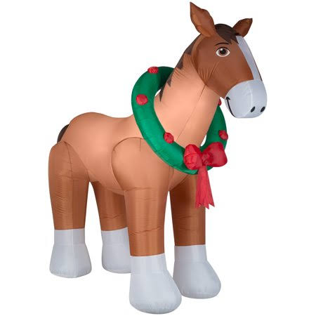 9& Holiday Time Clydesdale Inflatable G8896