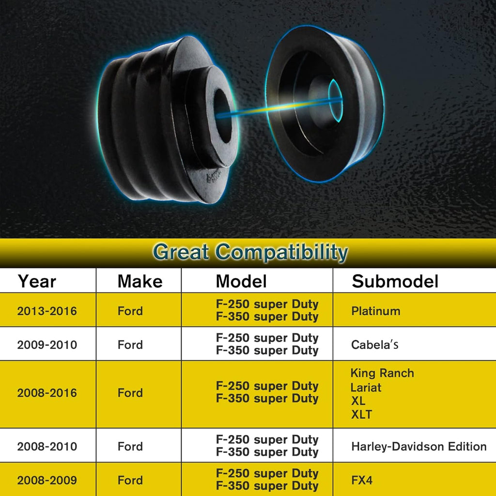 18Pcs Black Polyurethane Body Mount Bushing Kit X221541