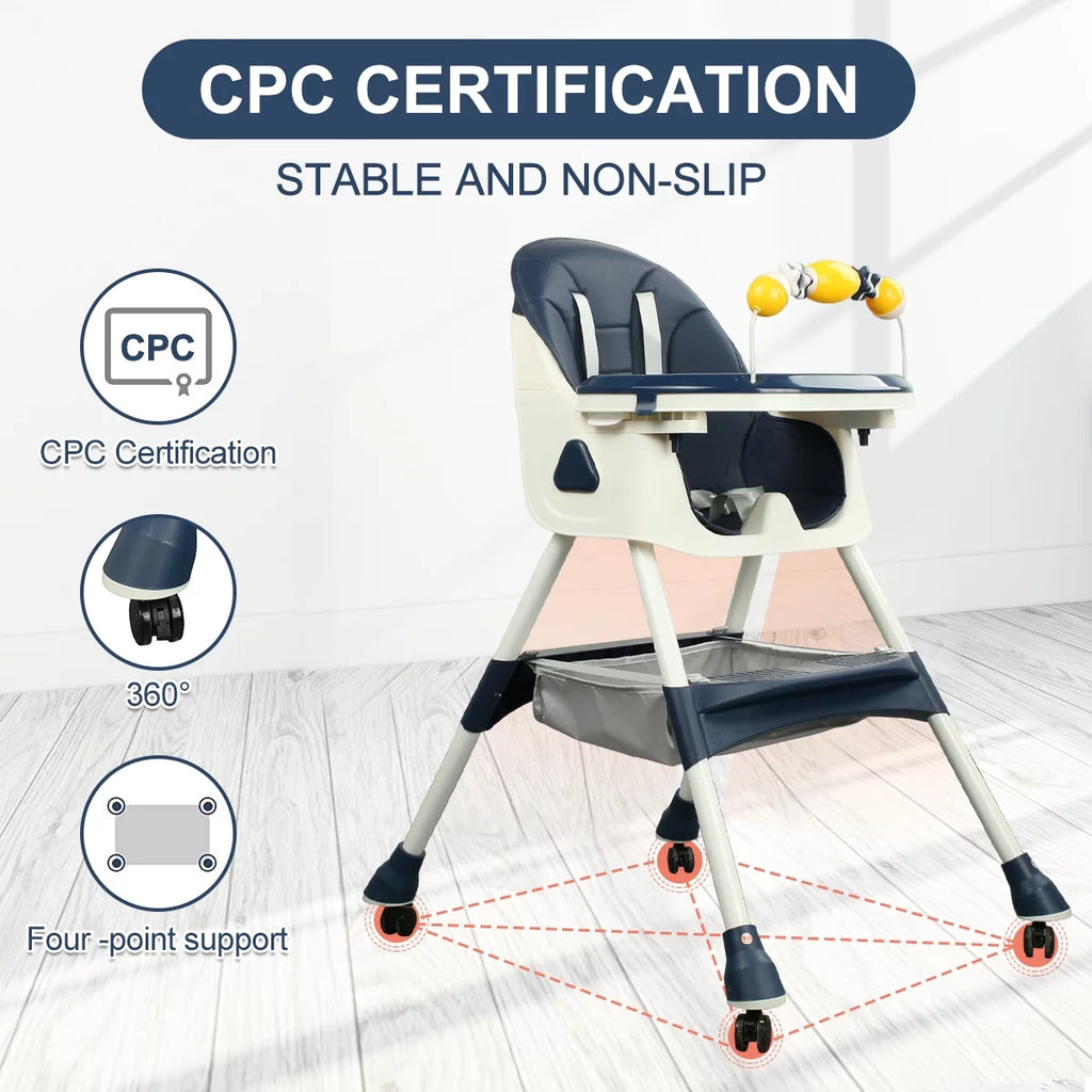 4-in-1 Baby High Chair Blue D519719