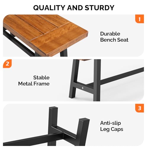 Outdoor Bench with Metal Legs Z6908