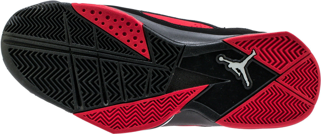 Men True Flight Black Chrome-University Red Size 8.5 US J3450