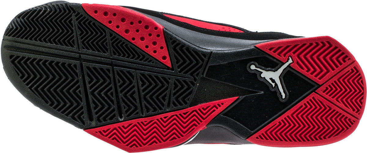 Men True Flight Black Chrome-University Red Size 8.5 US J3450