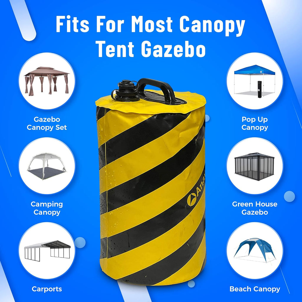 4pcs-Pack Black Canopy Water Weights Bag K235256